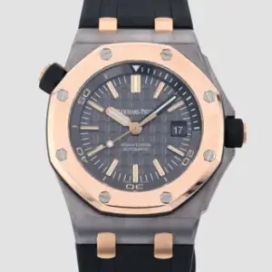 Audemars Piguet Audemars Piguet Royal Oak Offshore Diver 15709TR.OO.A005CR.01 42mm Rose gold and Tantalum Gray