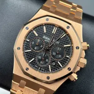 Audemars Piguet Audemars Piguet Royal Oak 26320OR.OO.1220OR.01 41mm Rose gold Black