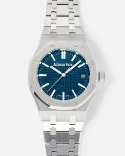 Audemars Piguet Audemars Piguet Royal Oak 15550ST.OO.1356ST.06 37mm Stainless steel Blue