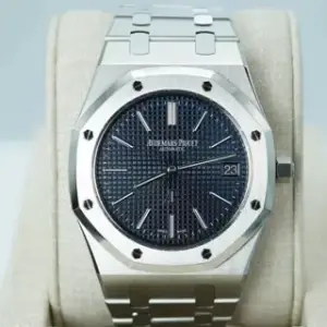 Audemars Piguet Audemars Piguet Royal Oak Jumbo 15202ST.OO.1240ST.01 39mm Stainless steel Blue