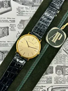 Audemars Piguet Audemars Piguet Ultra-thin BA5259 34mm Yellow gold Champagne