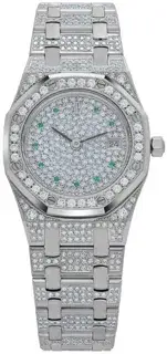 Audemars Piguet Audemars Piguet Royal Oak 14587BC.ZZ.0902BC.06 30mm White gold Green