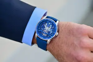 Audemars Piguet Code 11.59 Tourbillon Openworked Electric Blue Ceramic