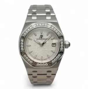 Audemars Piguet Audemars Piguet Royal Oak Lady 67601ST.ZZ.1210ST.02 33mm Stainless steel Blue