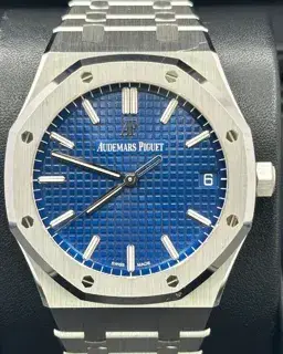 Audemars Piguet Audemars Piguet Royal Oak 15503BC.OO.1220BC.01 41mm Stainless steel Blue