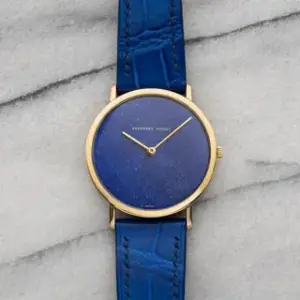 Audemars Piguet Audemars Piguet Ultra-thin 33mm Yellow gold and Stainless steel Blue