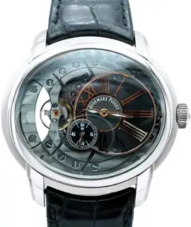 Audemars Piguet Audemars Piguet Millenary 15350ST.OO.D002CR.01 20mm Stainless steel Black