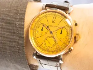 Audemars Piguet Audemars Piguet (re)Master 26595SR.OO.A032VE.01 40mm Stainless steel Golden, Price & Market Data