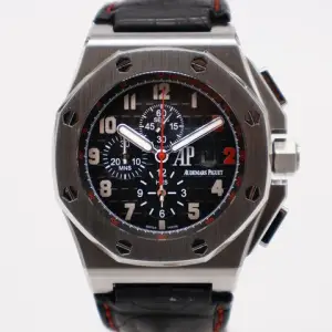 Audemars Piguet Audemars Piguet Royal Oak Offshore ChronographShaquille Steel Limited 48mm 26133ST Leather