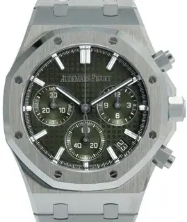 Audemars Piguet Audemars Piguet Royal Oak Selfwinding Chronograph 26240ST 41mm Stainless steel Green
