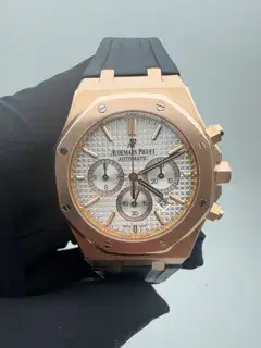 Audemars Piguet Audemars Piguet Royal Oak 26320OR.OO.D088CR.01 41mm Rose gold Silver