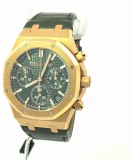 Audemars Piguet Audemars Piguet Royal Oak Selfwinding Chronograph 26240OR.OO.D404CR.01 41mm Rose gold Green