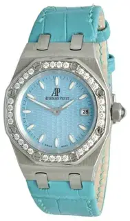Audemars Piguet Audemars Piguet Royal Oak Lady 67601ST.ZZ.D034CR.01 OAK 33mm Stainless steel Turquoise