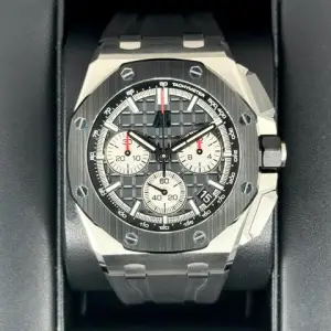 Audemars Piguet Audemars Piguet2021 Royal Oak Chronograph 43mm 26420SO Stainless Steel Black Dial