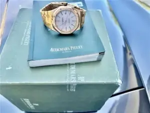 Audemars Piguet Audemars Piguet Royal Oak 15400 41mm Rose gold White