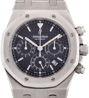 Audemars Piguet Audemars Piguet Royal Oak Chronograph 25860ST 39mm Stainless steel Blue