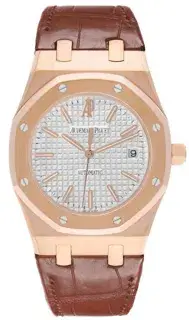 Audemars Piguet Audemars Piguet Royal Oak 15400OR 41mm Rose gold Silver