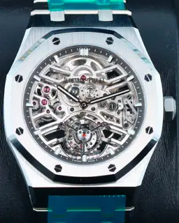 Audemars Piguet Audemars Piguet Royal Oak Tourbillon 26735ST.OO.1320ST.02 41mm Stainless steel Skeletonized