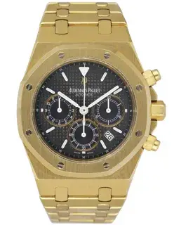 Audemars Piguet Audemars Piguet Royal Oak Chronograph 25860BA.OO.1110BA.01 39mm Yellow gold Blue