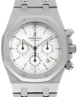 Audemars Piguet Audemars Piguet Royal Oak Chronograph 25860ST.OO.1110ST.05 39mm Stainless steel White