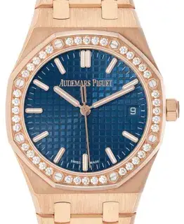 Audemars Piguet Audemars Piguet Royal Oak Lady 77451OR OAK 34mm Rose gold Blue
