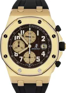 Audemars Piguet Audemars Piguet Royal Oak Offshore 26007BA.OO.D088CR.01 42mm Yellow gold Brown