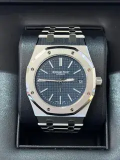 Audemars Piguet Audemars Piguet Royal Oak Jumbo 15202ST.OO.1240ST.01.A 39mm Stainless steel Blue