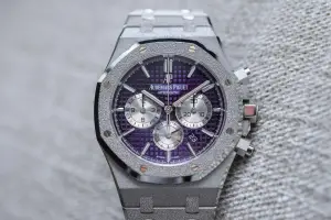 Audemars Piguet Royal Oak Chronograph Frosted Gold Purple