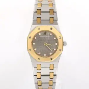 Audemars Piguet Audemars Piguet Royal Oak Lady 66339SA 25mm Yellow gold and Stainless steel Gray