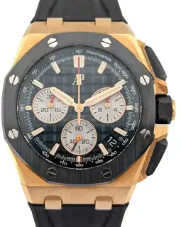 Audemars Piguet Audemars Piguet Royal Oak Offshore 26420RO.OO.A002CA.01 43mm Rose gold Black