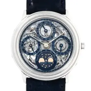 Audemars Piguet Audemars Piguet Quantième Perpetual 5558PT 36mm Platinum Blue