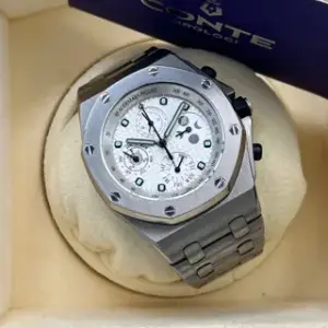 Audemars Piguet Audemars Piguet Royal Oak Offshore Perpetual Calendar 25854TI.OO.1150TI.01 44mm Titanium Silver