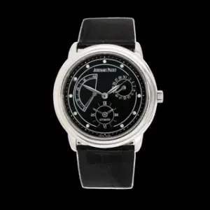 Audemars Piguet Audemars Piguet Dual Time 525685BA 45mm 18k white gold Black