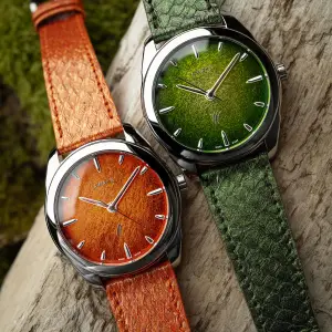 Awake Son Mai Silver Leaf Jurassic Watch