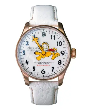 Azimuth GARFIELD BITCOIN PIZZA! BACK-IN-TIME