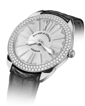 Backes & Strauss Mayfair 40 mm Stainless Steel Mechanical Diamond Bezel Watch – Shop Luxury | Backes & Strauss