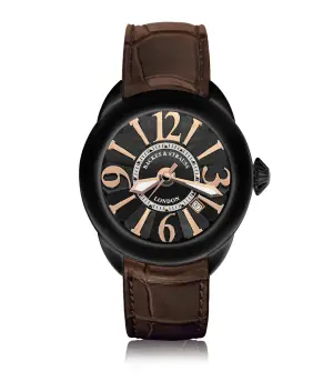 Backes & Strauss Piccadilly Black Knight 40 mm Round Black PVD Stainless Steel Automatic Watch | Backes & Strauss