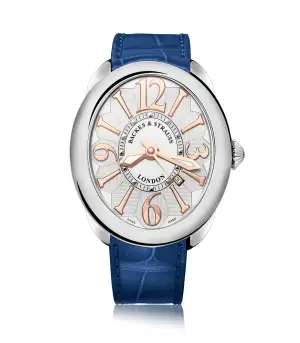 Backes & Strauss Regent 4047 Steel Luxury Watch – 40×47 mm Oval Case with Ideal-Cut Diamond Crown | Backes & Strauss