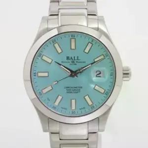 Ball Watch Ball Engineer II NM9026C-S6CJ-IBE 39mm Stainless steel Black and Blue and Green and Gray
