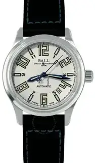 Ball Watch Ball Trainmaster NM1038D-LEA-WH Stainless steel White