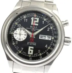 Ball Watch Ball Trainmaster CM1038D-SAJ-BK 43mm Stainless steel Black