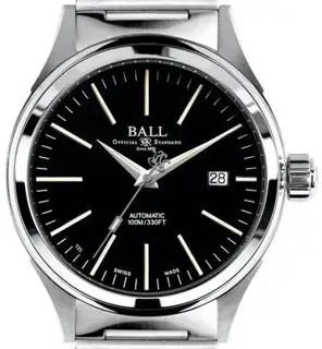 Ball Watch Ball Fireman NM2098C-S20J-BK 40mm Stainless steel Black and White