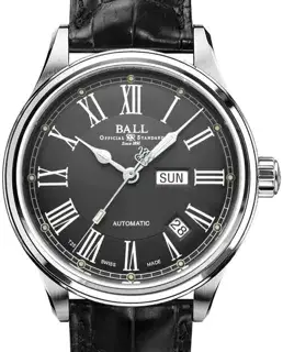 Ball Watch Ball Trainmaster NM1058D-L4J-GY 41mm Stainless steel Gray