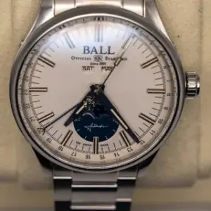 Ball Watch Ball Engineer II NM3016C-S1J-WH 40mm Stainless steel Blue and Green and Silver and White