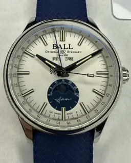 Ball Watch Ball Engineer II NM3016C-S1J-WH 40mm Stainless steel Blue and Green and Silver and White · NM3016C-S1J-WH
