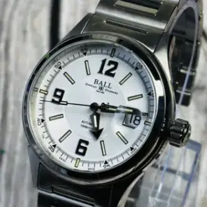 Ball Watch Ball Fireman Racer NM2088C-P2J-WHBE 40mm Stainless steel White
