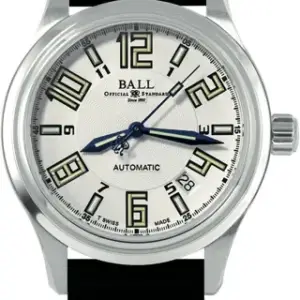 Ball Watch Ball Trainmaster NM1038D-LEA-WH 38.5mm Stainless steel White