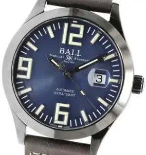 Ball Watch Ball Engineer II NM2028C-LBR20-BE 43mm Stainless steel Navy blue