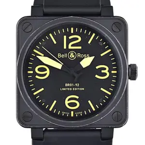 Bell & Ross Bell & Ross BR 01-92Aviation Heritage Limited Edition Black & Yellow Dial Box & Card