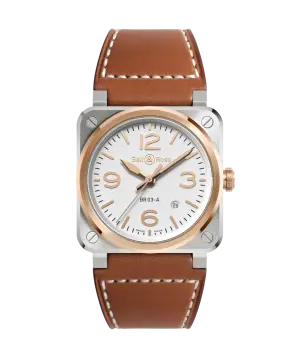 Bell & Ross BR-03 White Steel & Gold